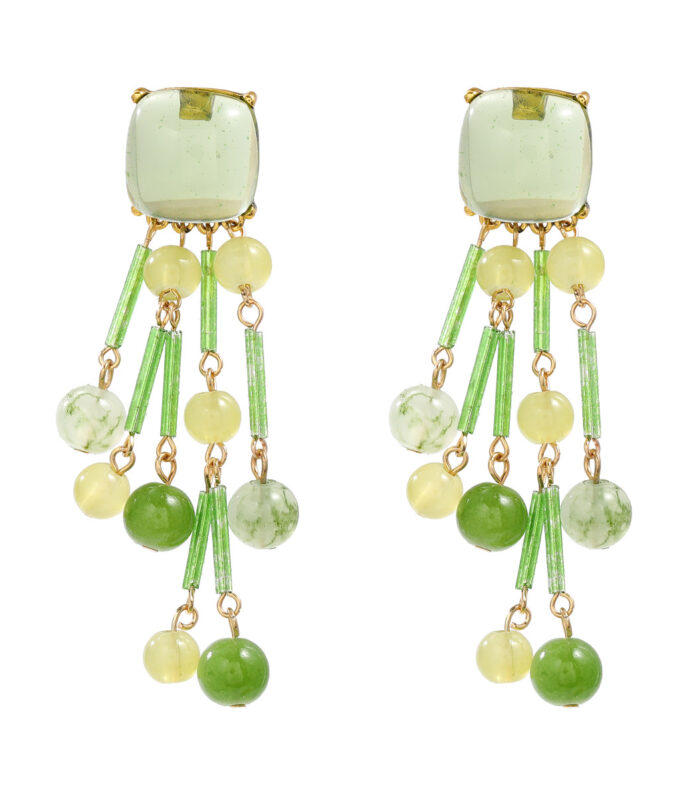 Fruit Floral Tassel Earrings Unique Jewelry Accessory