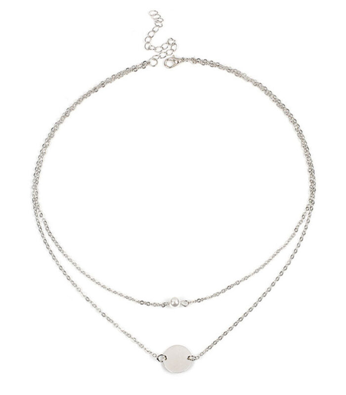 Round pearl necklace for girls