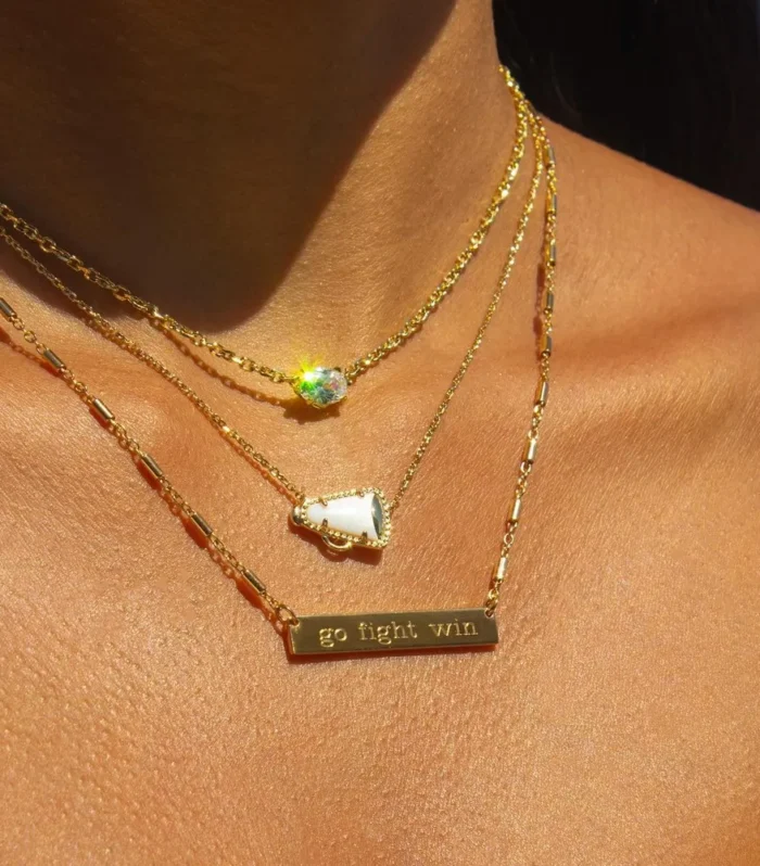 Sporty Element Resin Necklace
