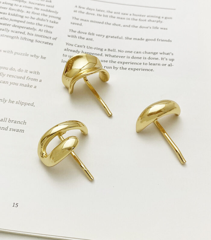 Japanese and Korean headdress accessories hairpins fashionable and simple small fresh ponytail hairpins for girls metal high-grade hair hooks and hair buckles