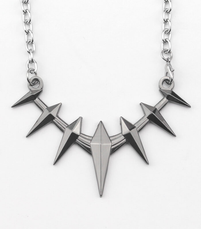 Marvel Black Panther Necklace Mens Pendant Metal Necklace