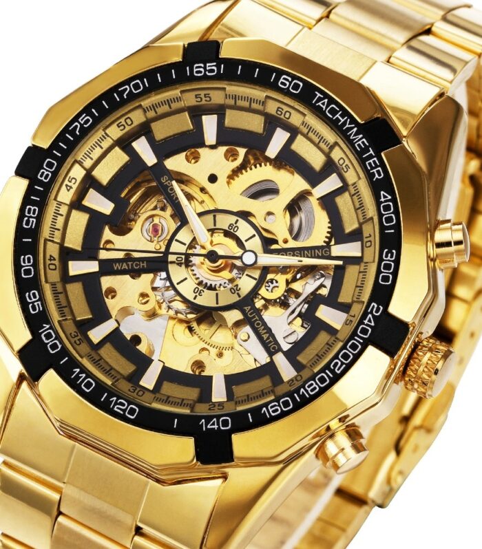 Winner Watch Men Skeleton Automatic Mechanical Watch Gold Skeleton Vintage Man Watch Mens FORSINING Watch Top Brand Luxury