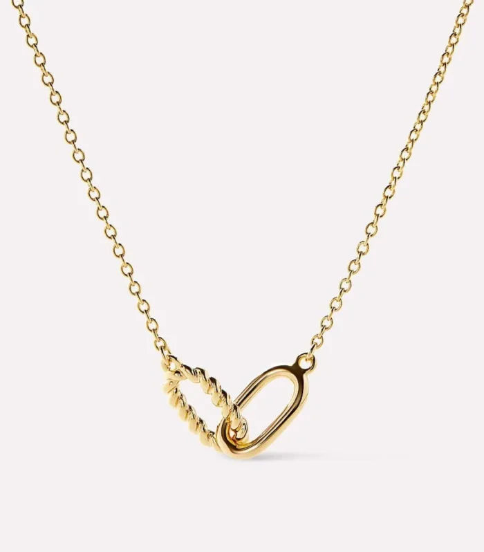 Interlocked Titanium Steel Necklace