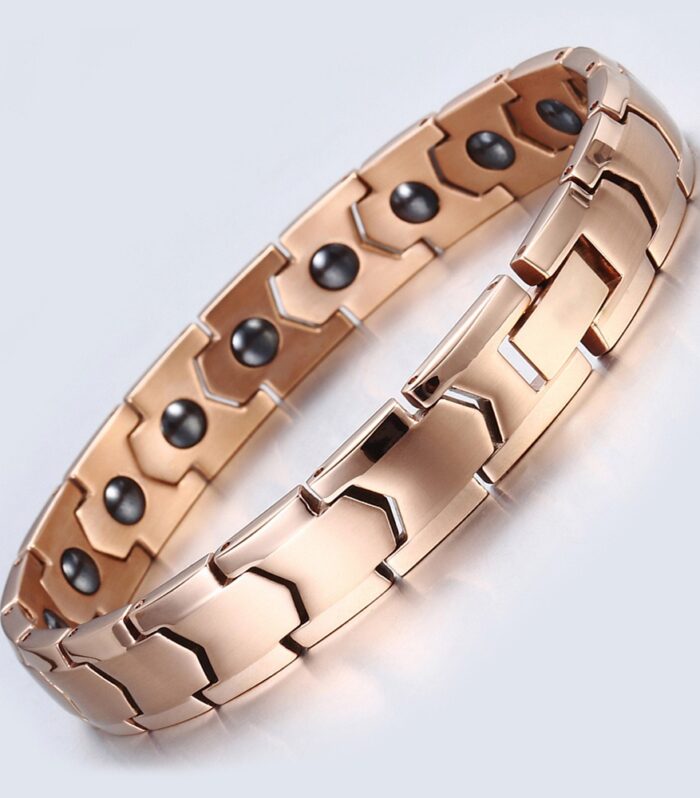 Stainless Steel Jewelry Bracelet Titanium Full Magnet Magnetic Health Energy Magnetic Therapy Bracelet for Men