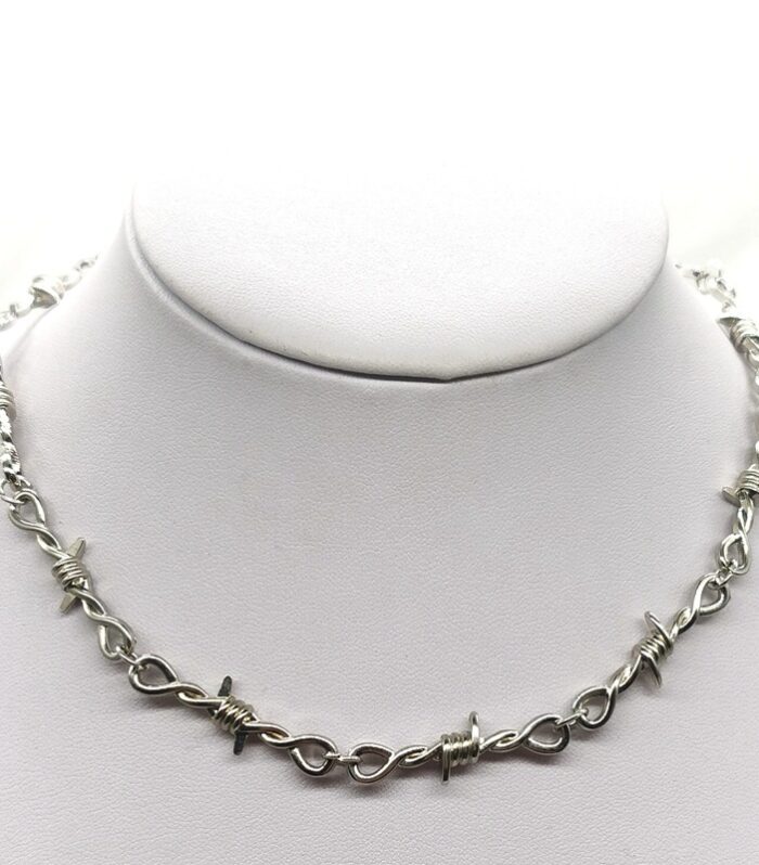 Hip-Hop Thorn Thorn Necklace Ins Men And Women Jewelry With The Same Dark Men And Women Pants Chain Necklace