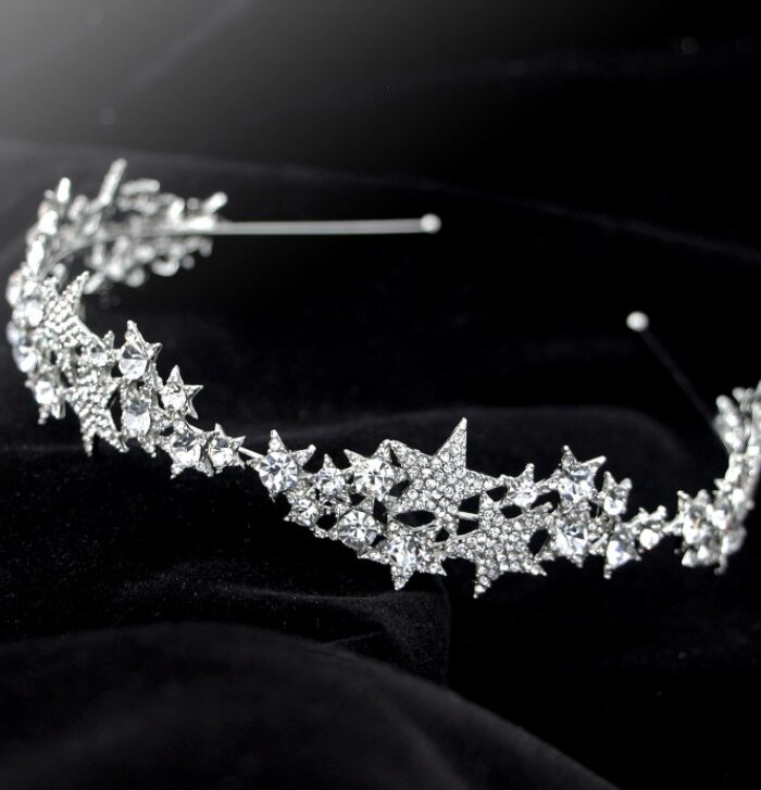 Star Crown New Hair Band Wedding Hair Accessories Bridal Jewelry