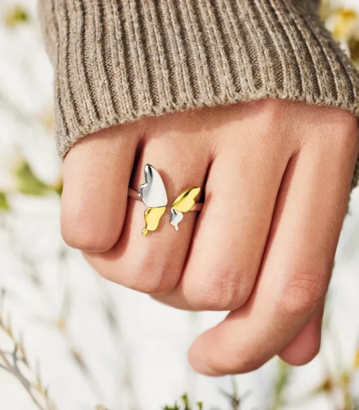925 Sterling Silver Butterfly Ring