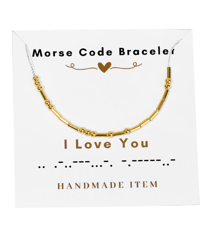 Morse code necklace alphanumeric couple personalized collarbone chain necklace