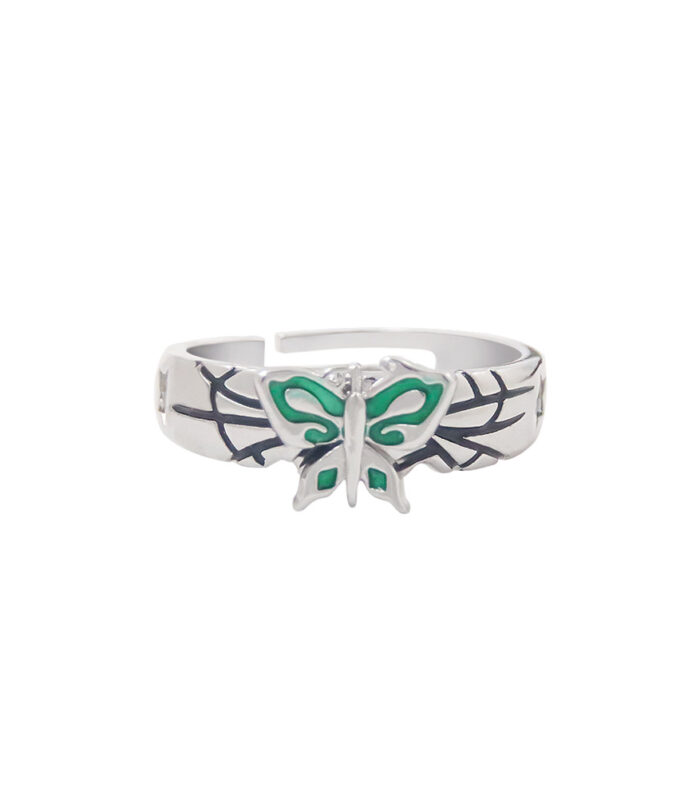 Jojo Bizarre Adventure Stone Sea and Sky Strip Xu Lun Butterfly Ring COS Ring Jewelry