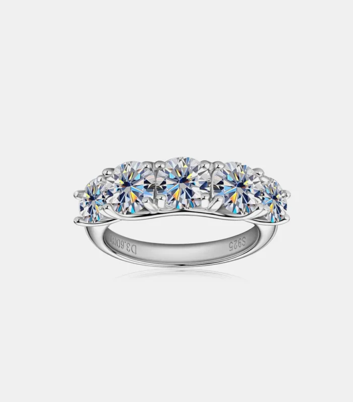 3.6 Carat Moissanite 925 Sterling Silver Ring