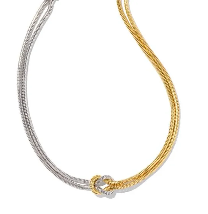 Titanium Steel Knotted Necklace