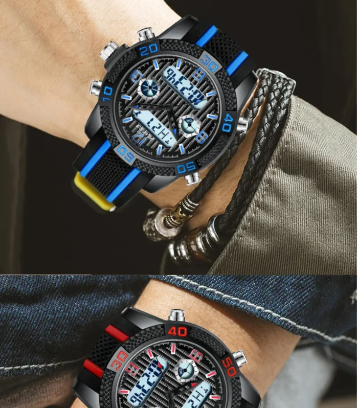 Senors Digital Watch Top Luxury Digital Watch Sport Men Watches Electronic LED Male Wrist Watch For  Men Clock