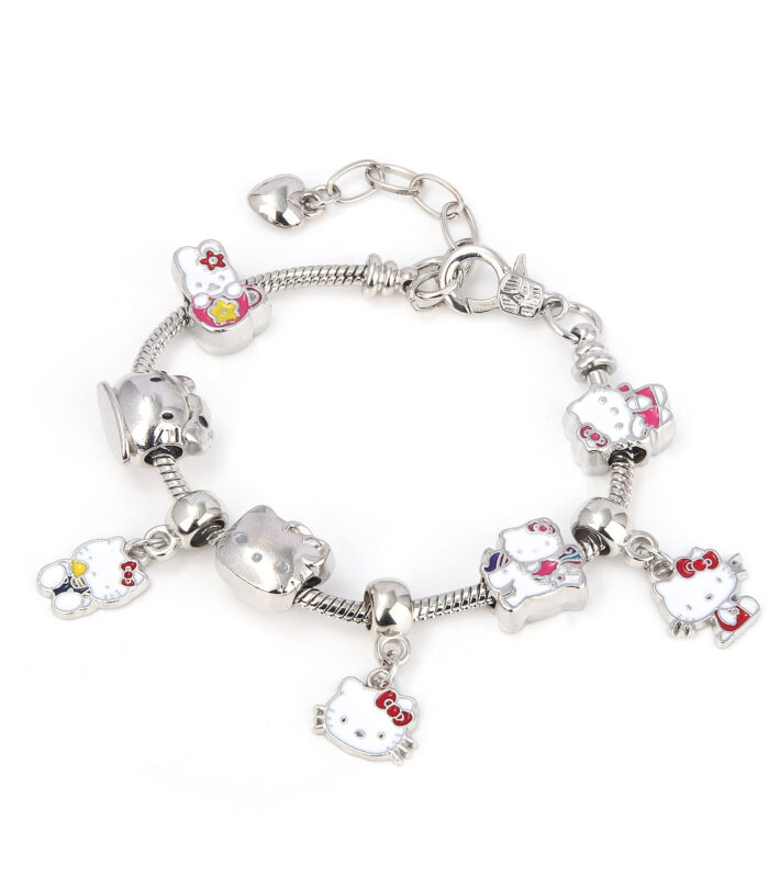 Cute Kitty Cat Bracelet Anime Girl Student JK Best Friend Birthday Gift Cartoon DIY Bracelet
